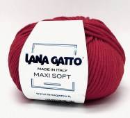 Пряжа Lana Gatto MAXI SOFT (Цвет: 10095 красный)