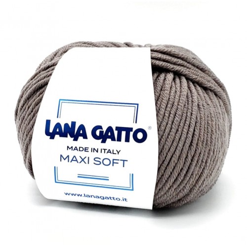 Пряжа Lana Gatto MAXI SOFT (Цвет: 13777 серо-бежевый)