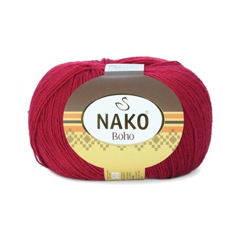 Пряжа Nako BOHO (Цвет: 4267 красный)