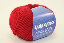 Пряжа Lana Gatto MAXI SOFT (Цвет: 12246 красный)