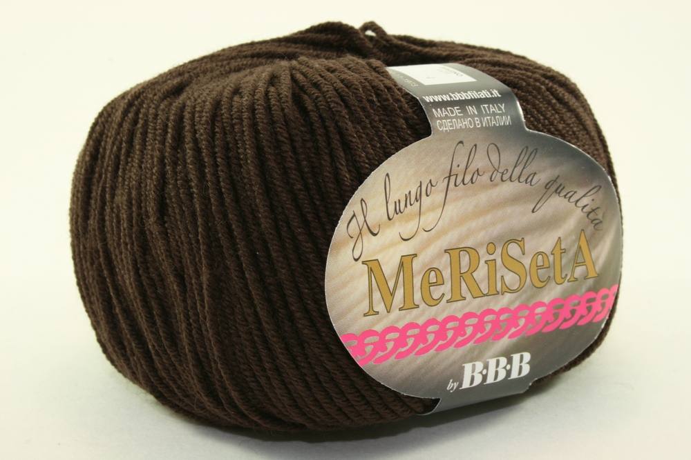 Пряжа BBB MERISETA (Цвет: 6 коричневый)