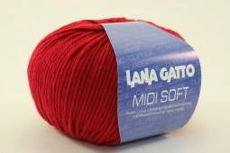Пряжа Lana Gatto MIDI SOFT (Цвет: 12246 красный)