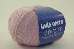 Пряжа Lana Gatto MIDI SOFT (Цвет: 5284 светло-розовый)