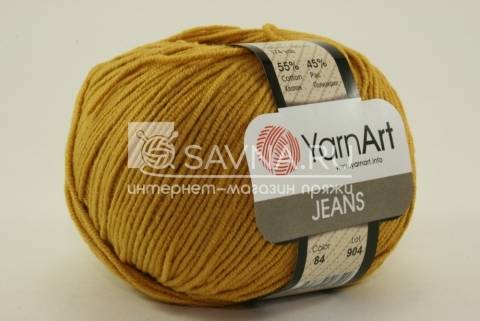 СКИДКА 10% на пряжу JEANS от Yarn Art