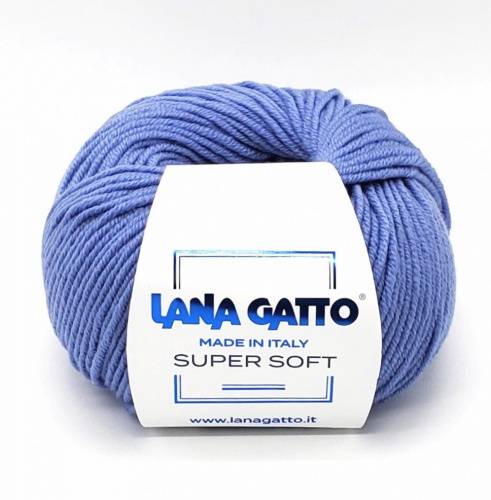 Пряжа Lana Gatto SUPER SOFT (Цвет: 13158 светлый джинс)