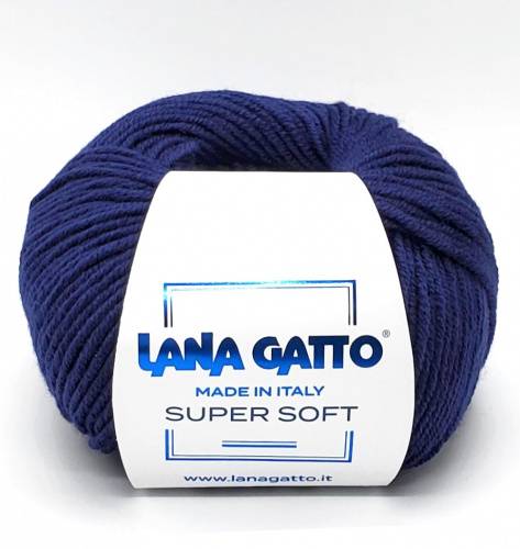 Пряжа Lana Gatto SUPER SOFT (Цвет: 13856 чернильный)