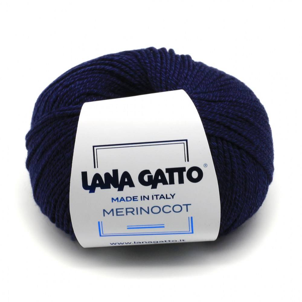 Пряжа Lana Gatto MERINOCOT (Цвет: 13856 темно-синий)
