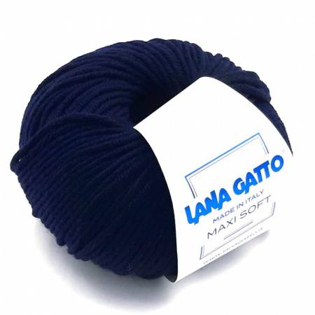 Пряжа Lana Gatto MAXI SOFT (Цвет: 10214 темно-синий)