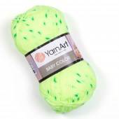 Пряжа Yarn Art BABY COLOR (Цвет: 274 салат неон с зелеными крап.)
