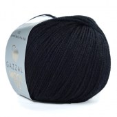 Пряжа Gazzal WOOL 175 (Цвет: 304 черный)