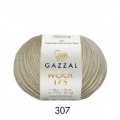 Пряжа Gazzal WOOL 175 (Цвет: 307 песочный)