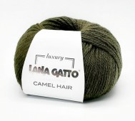 Пряжа Lana Gatto CAMEL HAIR (Цвет: 5913 темно-оливковый)