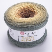 Пряжа Yarn Art Flowers Alpaca (Цвет: 416 серо-песочно-коричневый)