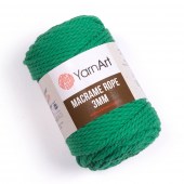 Пряжа Yarn Art MACRAME ROPE 3MM (Цвет: 759 зеленый)