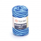 Пряжа Yarn Art MACRAME COTTON JAZZY (Цвет: 1207 голубой-василек)