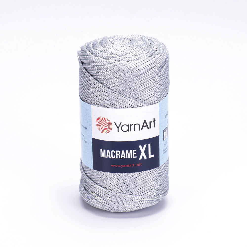 Пряжа Yarn Art MACRAME XL (Цвет: 149 светло-серый)