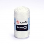 Пряжа Yarn Art MACRAME XL (Цвет: 154 белый)