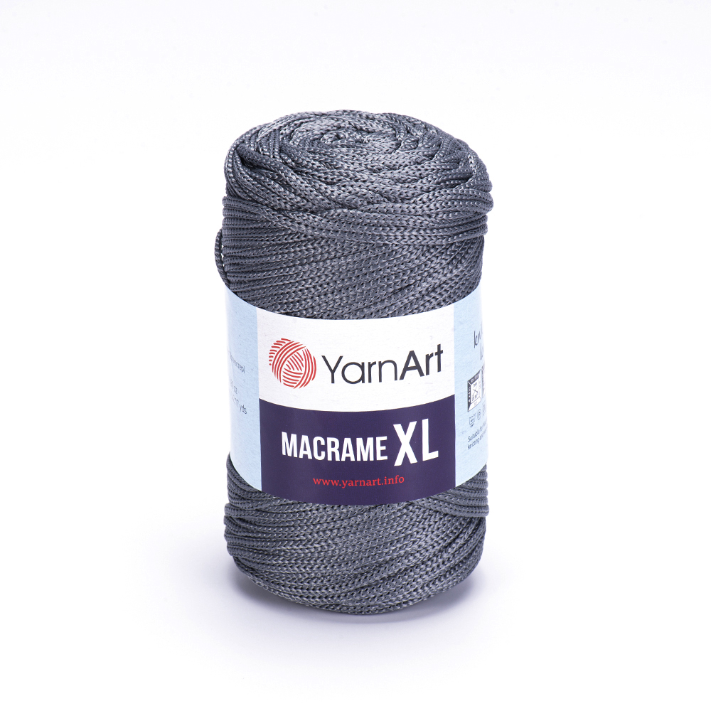 Пряжа Yarn Art MACRAME XL (Цвет: 159 темно-серый)