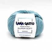 Пряжа Lana Gatto SUPER SOFT (Цвет: 14608 лазурный)