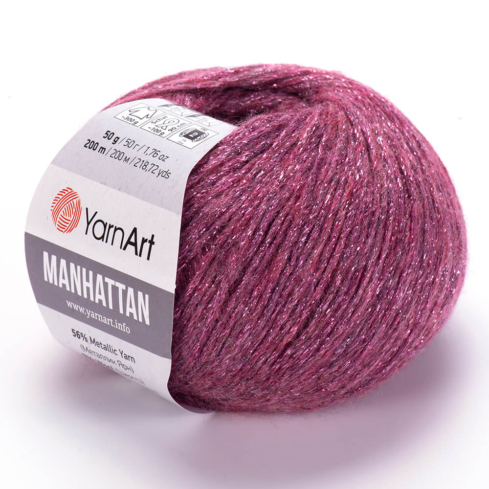 Пряжа Yarn Art MANHATTAN (Цвет: 905 т.брусника)