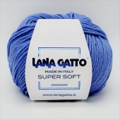 Пряжа Lana Gatto SUPER SOFT (Цвет: 14341 темно-голубой)
