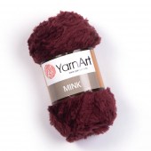 Пряжа Yarn Art MINK (Цвет: 339 темная марсала)