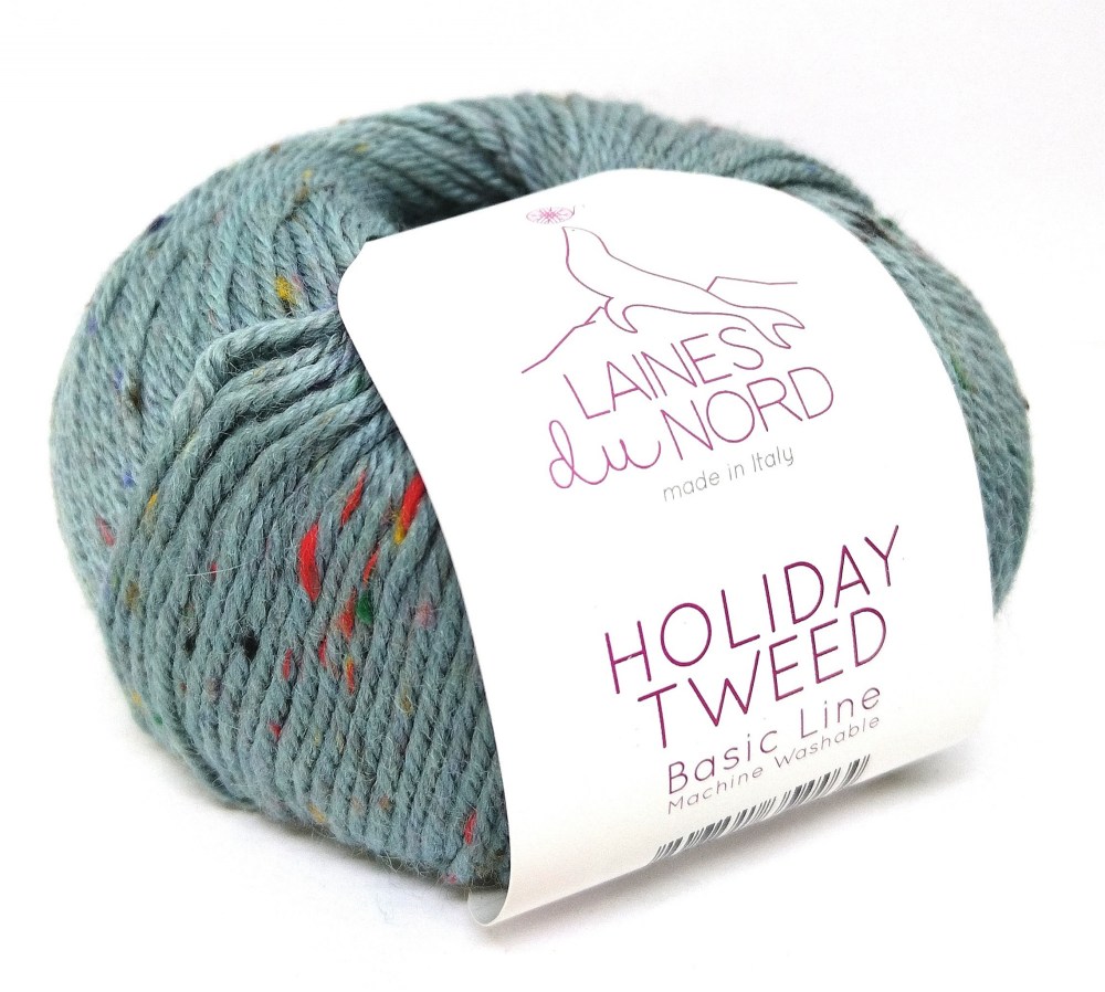 Пряжа Кутнор HOLIDAY TWEED (Цвет: 43 пыльная лазурь)