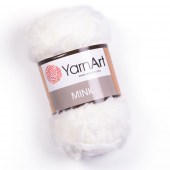 Пряжа Yarn Art MINK (Цвет: 330 белый)