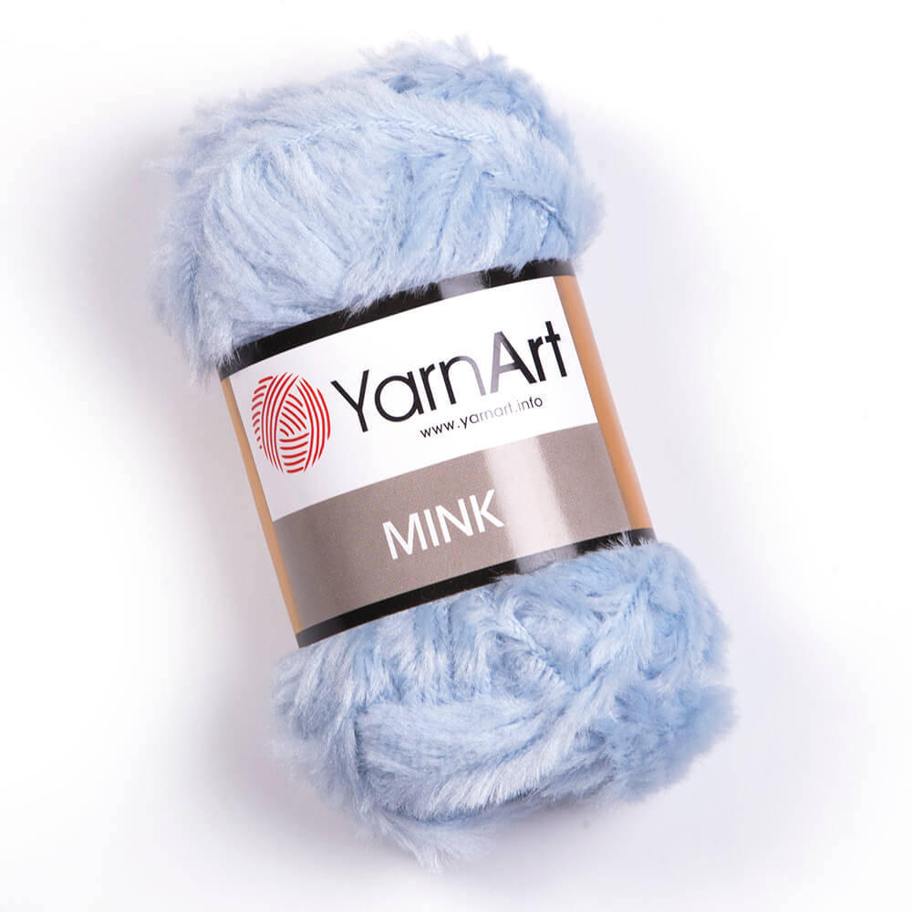 Пряжа Yarn Art MINK (Цвет: 351 светло-голубой)