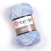 Пряжа Yarn Art MINK (Цвет: 351 светло-голубой)