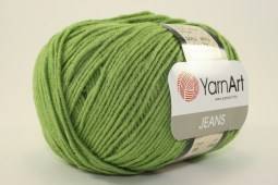 Пряжа Yarn Art JEANS  (Цвет: 69 зелень)