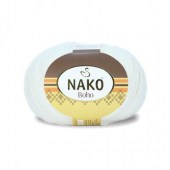Пряжа Nako BOHO (Цвет: 208 белый)