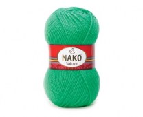 Пряжа Nako NAKOLEN (Цвет: 1594 ярко-зеленый)