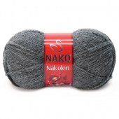 Пряжа Nako NAKOLEN (Цвет: 193 серый меланж)