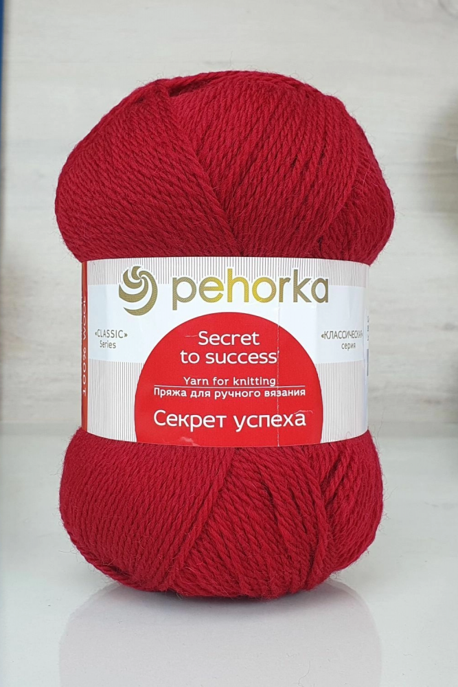 Пряжа Пехорка СЕКРЕТ УСПЕХА (Цвет: 363 св.вишня)