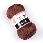 Пряжа Yarn Art BEGONIA (Цвет: 0077 коричневый)