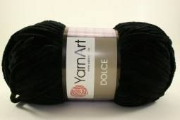 Пряжа Yarn Art DOLCE (Цвет: 742 черный)
