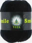 Пряжа Vita SMILE (Цвет: 3502 чёрный)