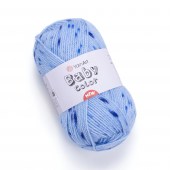 Пряжа Yarn Art BABY COLOR (Цвет: 207 голубой/крап)