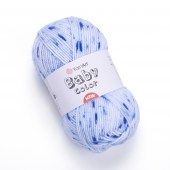 Пряжа Yarn Art BABY COLOR (Цвет: 210 синий/голубой/крап)