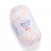 Пряжа Yarn Art BABY COLOR (Цвет: 215 оранжевый/желтый/крап)