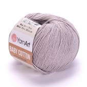 Пряжа Yarn Art BABY COTTON (Цвет: 406 серый)