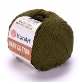 Пряжа Yarn Art BABY COTTON (Цвет: 443 болотный)