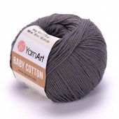 Пряжа Yarn Art BABY COTTON (Цвет: 454 темно-серый)