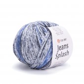 Пряжа Yarn Art JEANS SPLASH (Цвет: 947 голубой/суровый)