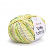 Пряжа Yarn Art JEANS SPLASH (Цвет: 948 лимон/зелёный)