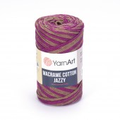 Пряжа Yarn Art MACRAME COTTON JAZZY (Цвет: 1206 фуксия-какао)