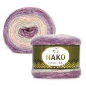 Пряжа Nako PERU COLOR (Цвет: 32413 серо-розово-сиреневый)