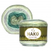 Пряжа Nako PERU COLOR (Цвет: 32418 малахитово-серый)
