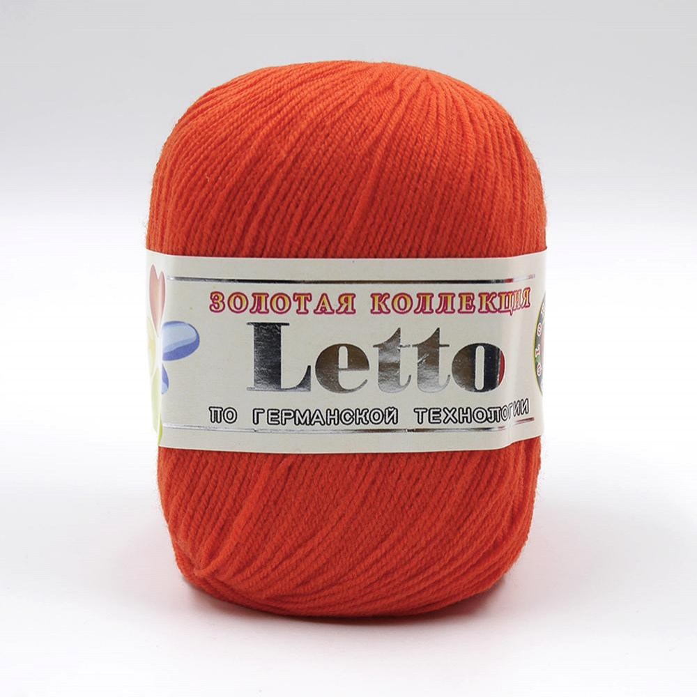 Пряжа Color City LETTO (Цвет: 014 алый)